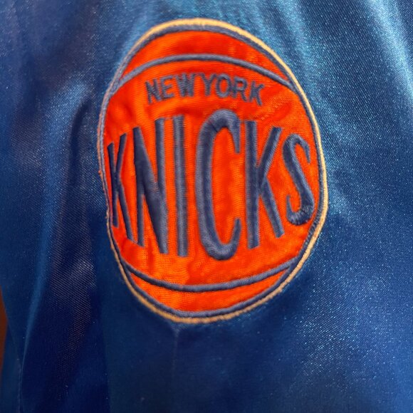 NBA NEW YORK KNICKS GIII CARL BANKS HARDWOOD CLASSICS JACKET - Picture 9 of 9